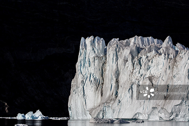 冰川的特写图片素材