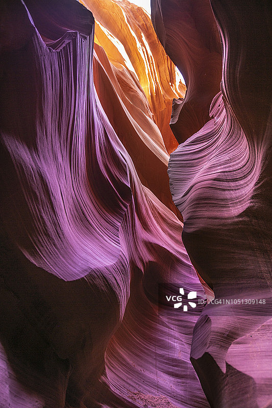 羚羊峡谷的颜色图片素材