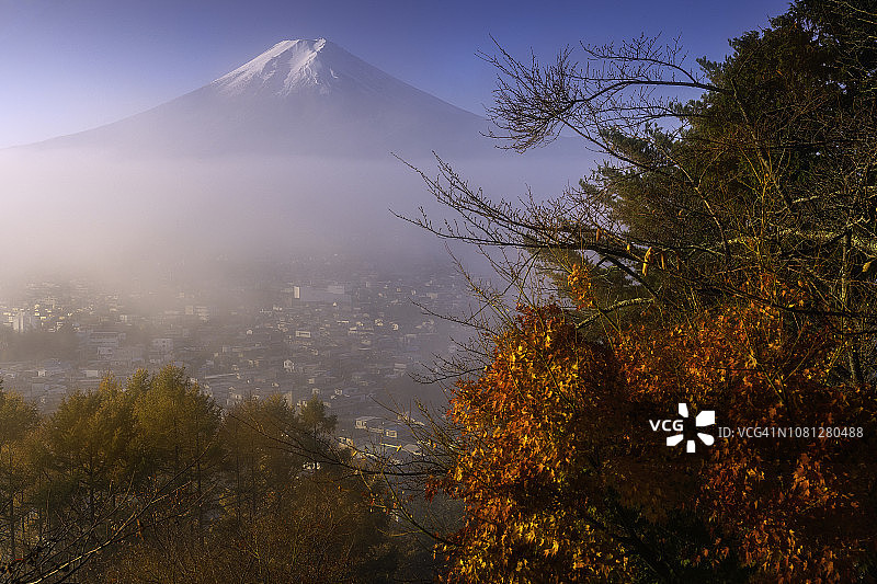 富士山之秋图片素材