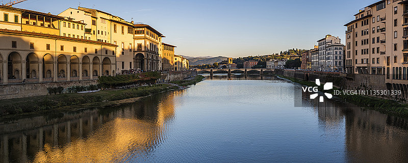 圣三一桥，佛罗伦萨，托斯卡纳，意大利，欧洲图片素材