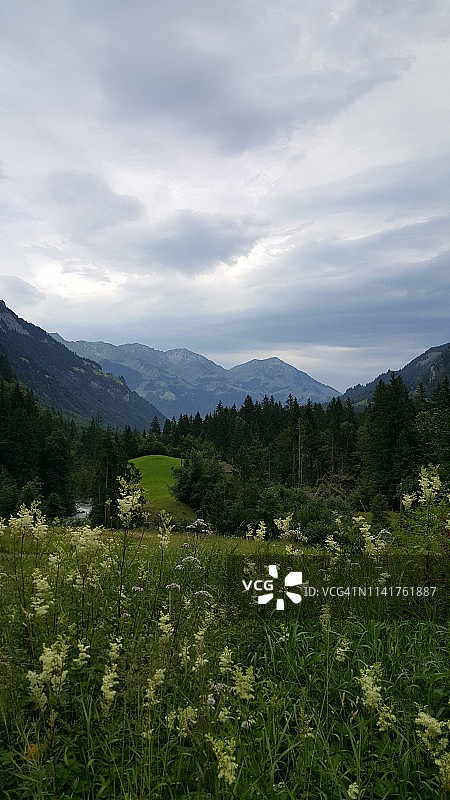 瑞士的自然风光图片素材