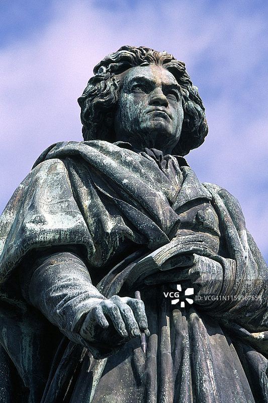 波恩的贝多芬雕像图片素材