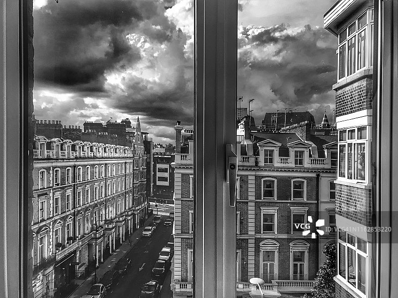 伦敦的窗口图片素材