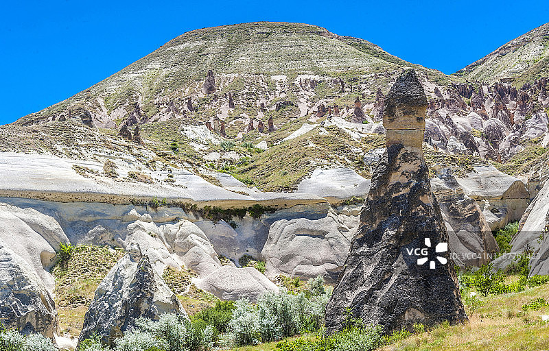 土耳其，戈雷米国家公园和卡帕多西亚的岩石遗址，帕萨巴格山谷中正在开发的胡杜林(联合国教科文组织世界遗产)图片素材
