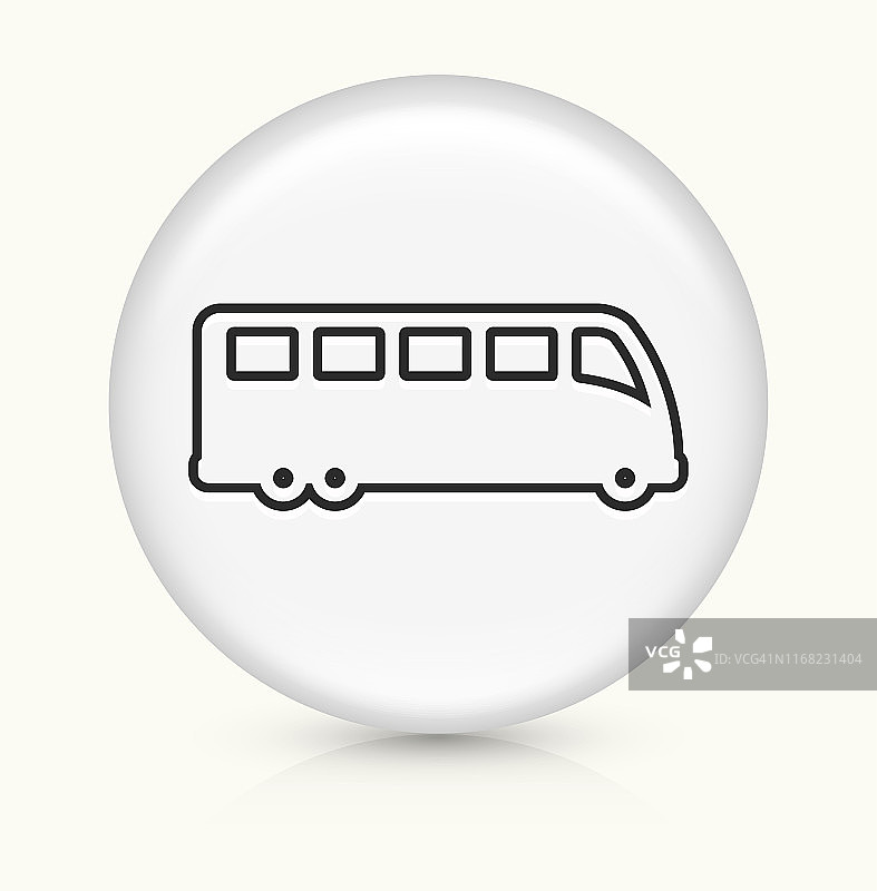 公共交通巴士侧视图图标图片素材