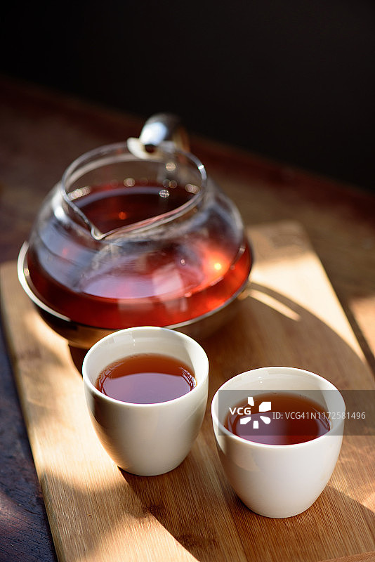 中国茶杯和茶壶图片素材