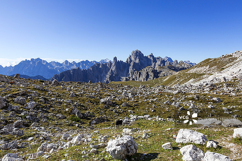 白云石山脉景观(意大利)图片素材