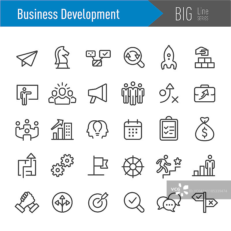 商业发展标志-大线系列图片素材