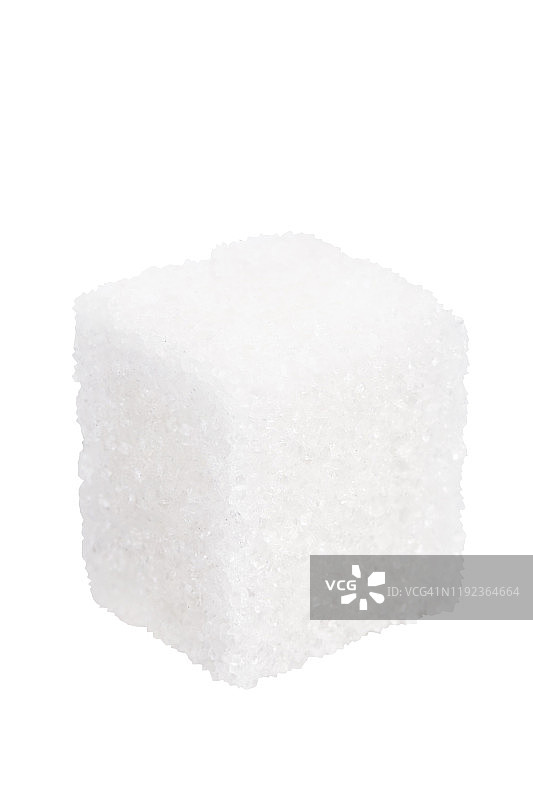 白糖方块孤立在白色背景上图片素材