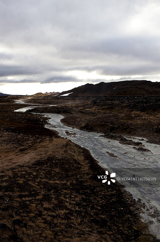 冰岛Myvatn的Bjarnarflag发电站图片素材