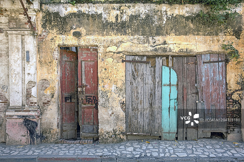 海地，建筑在海地角图片素材
