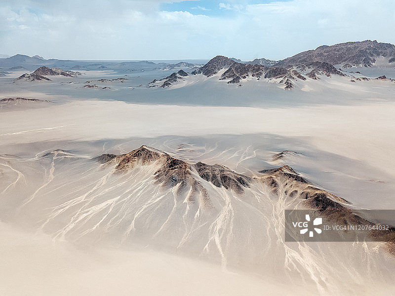 沙漠中干旱的地形图片素材