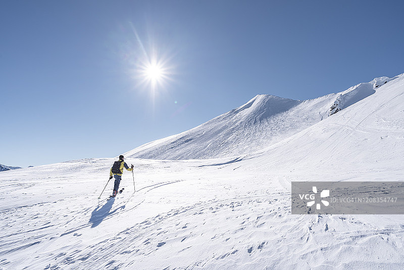 滑雪旅游，Grisons，瑞士图片素材