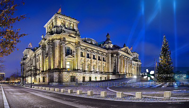 德国国会大厦，柏林图片素材