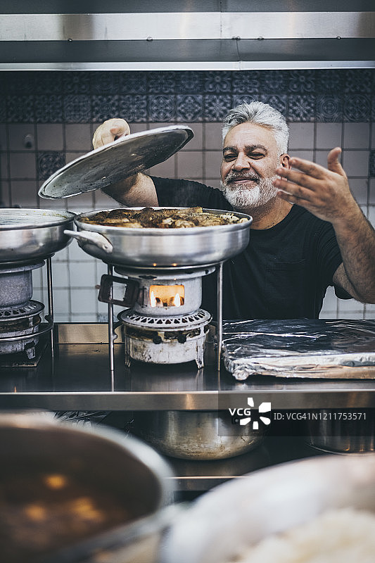 耶路撒冷餐厅的厨师图片素材