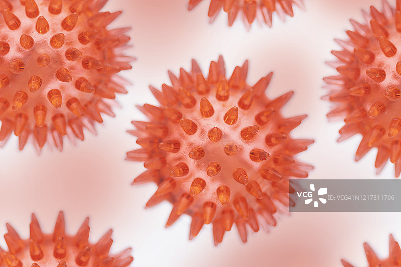 PhotoIllustration的冠状病毒图片素材