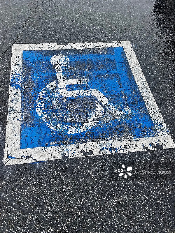 残疾人停车图片素材