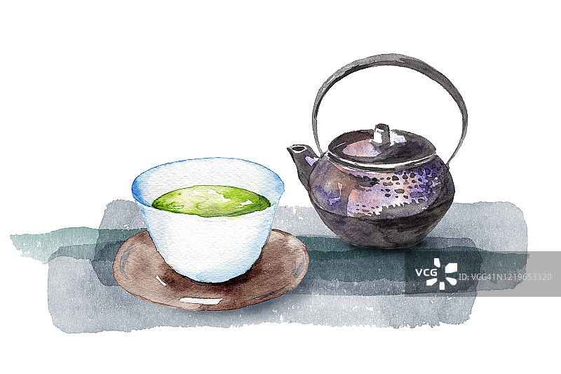 日本绿茶图片素材