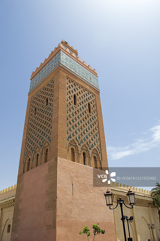 Kasbah清真寺或Moulay El Yazid清真寺，以及马拉喀什的Mansouria清真寺。图片素材