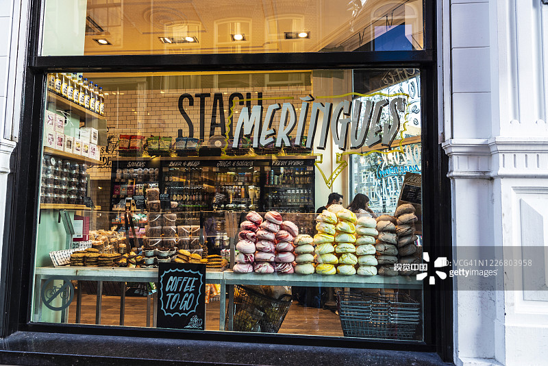 荷兰阿姆斯特丹的一家糖霜糖果店图片素材