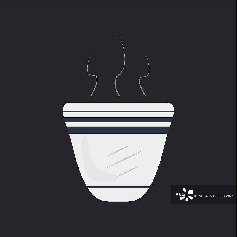 阿拉伯咖啡杯与设计图片素材