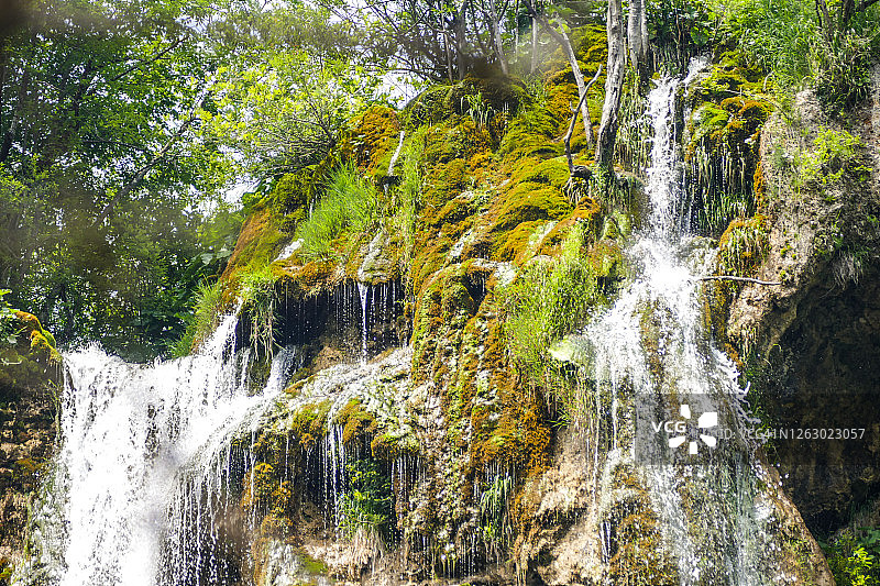 克罗地亚的Plitvice湖图片素材