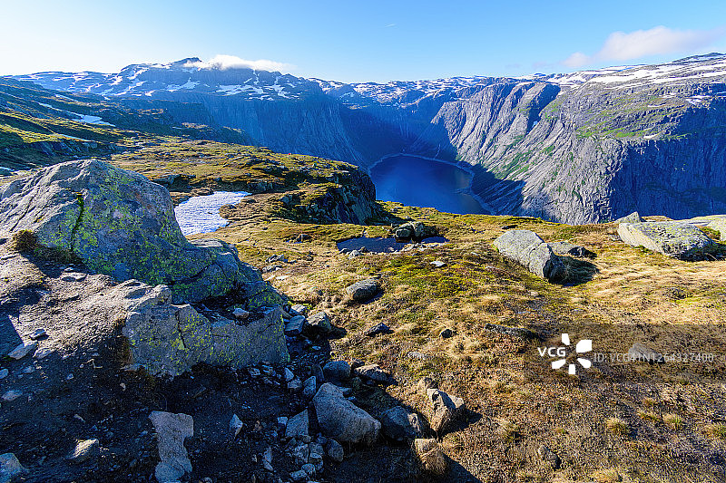 Trolltunga、挪威图片素材
