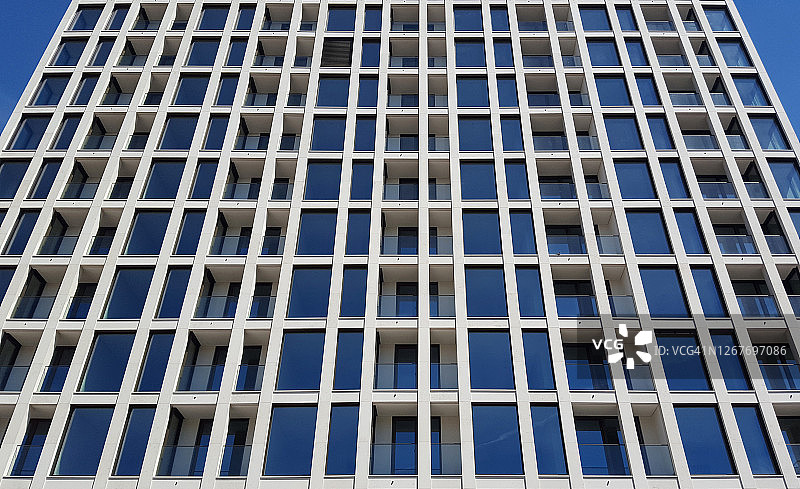 德国柏林现代建筑的立面图片素材