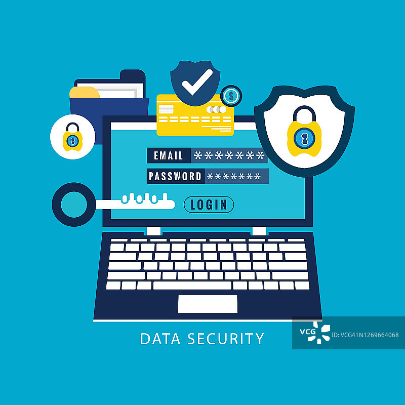 数据保护和网络安全图片素材
