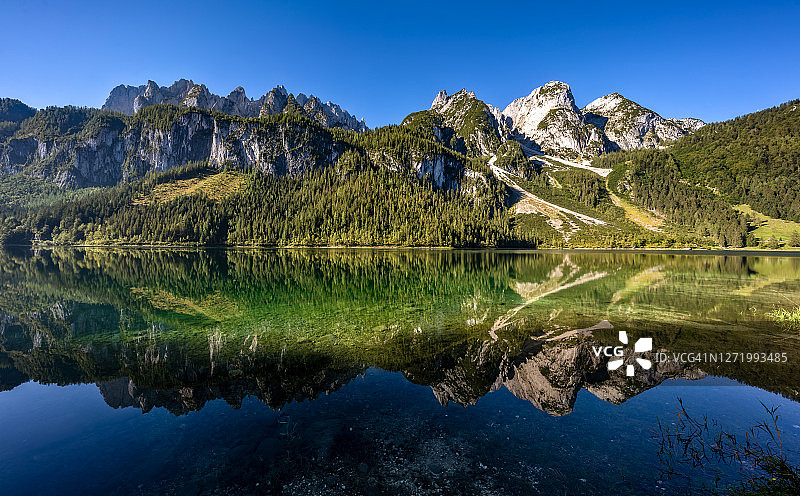 Gosausee湖，奥地利，欧洲图片素材