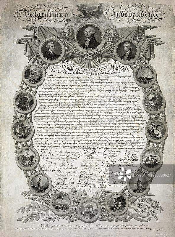 《独立宣言》图片素材