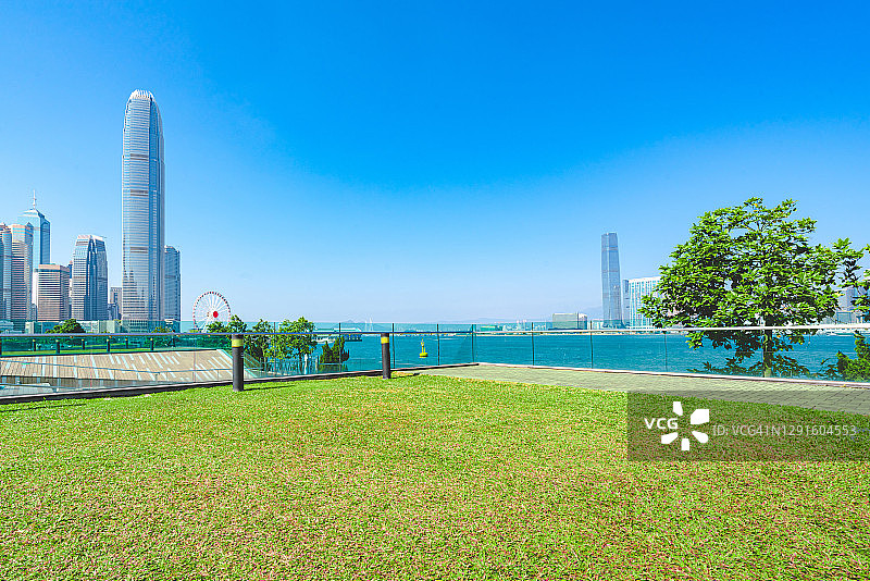 香港绿色办公大楼图片素材