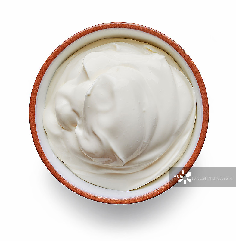 一碗酸奶油图片素材