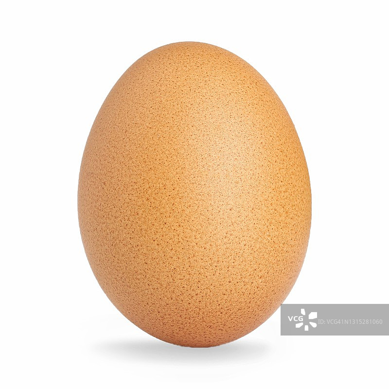 蛋在白色背景上，蛋孤立在白色上图片素材