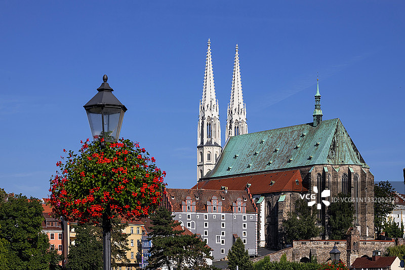 Görlitz大教堂“圣彼得与保罗”(德国萨克森)图片素材