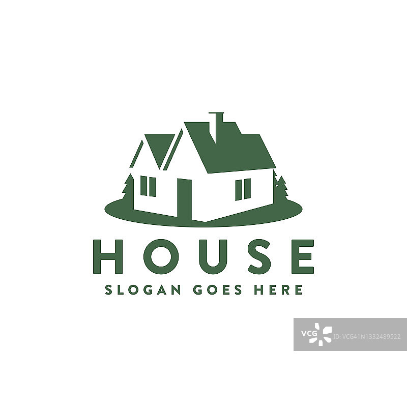简单的房子家园矢量图标上的白色背景图片素材