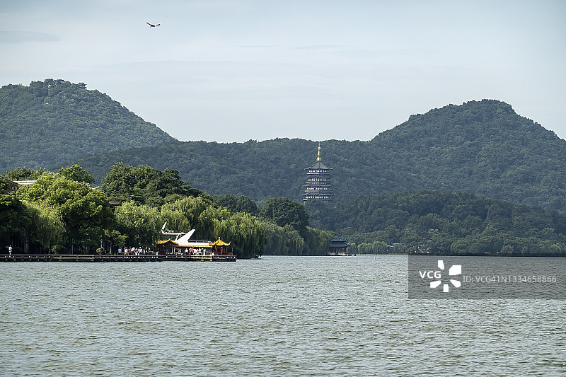 中国杭州西湖风光图片素材