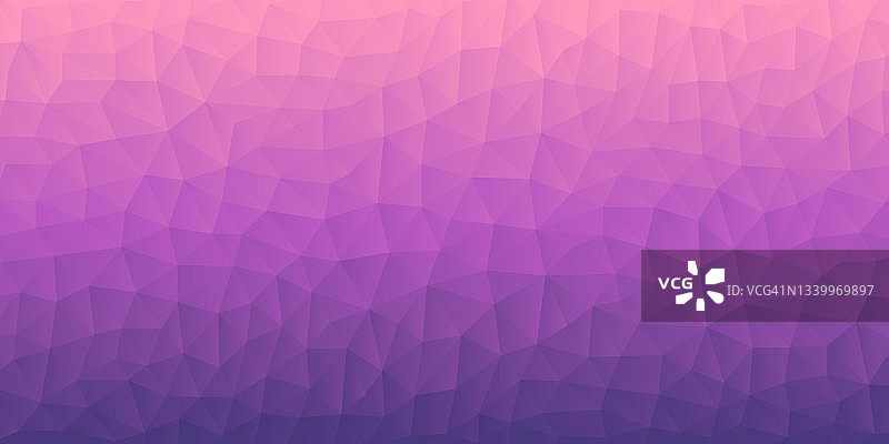 多边形马赛克与紫色梯度-抽象的几何背景-低多边形图片素材