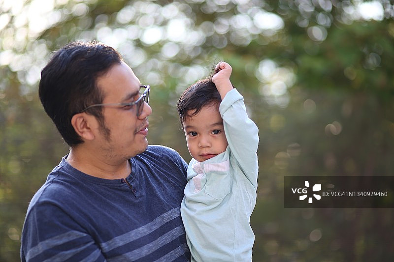 马来西亚的亚洲婴儿图片素材