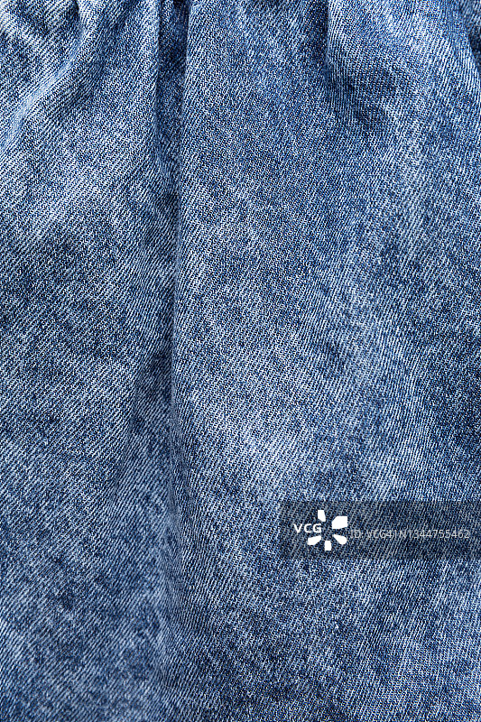 蓝色牛仔布背景，无缝空织物图片素材
