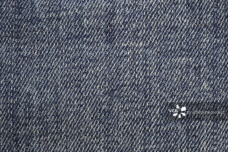 深蓝色的牛仔裤纹理和纺织背景。图片素材