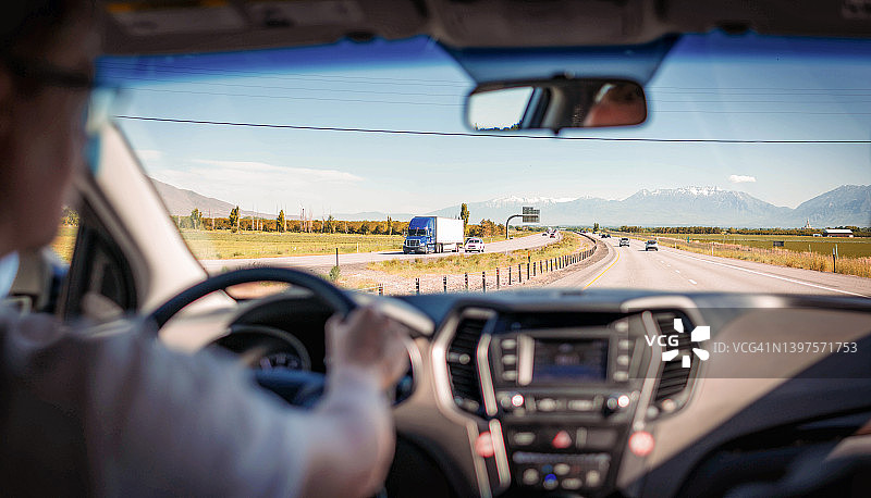 宽屏美国高速公路之旅图片素材