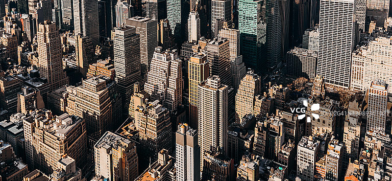 曼哈顿市景，纽约市图片素材