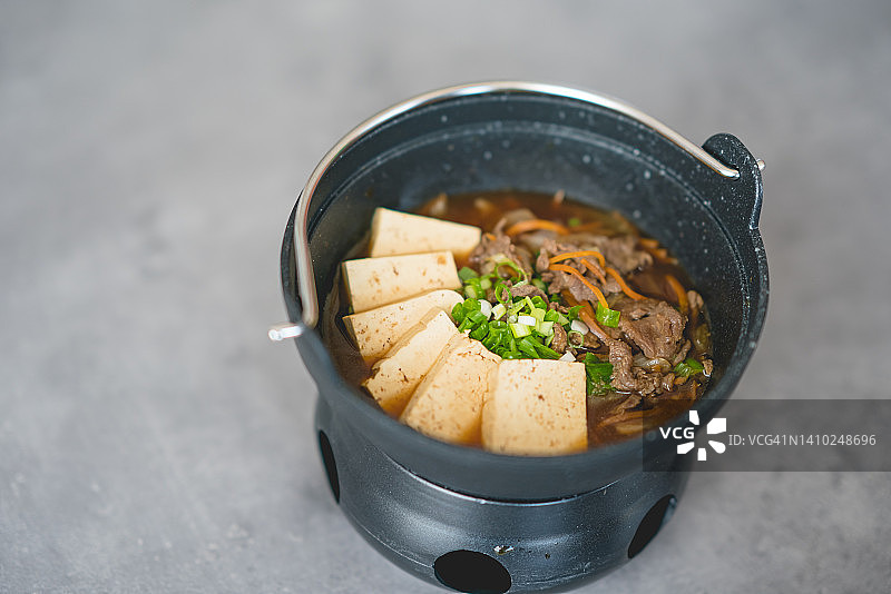 韩式料理——豆腐火锅图片素材