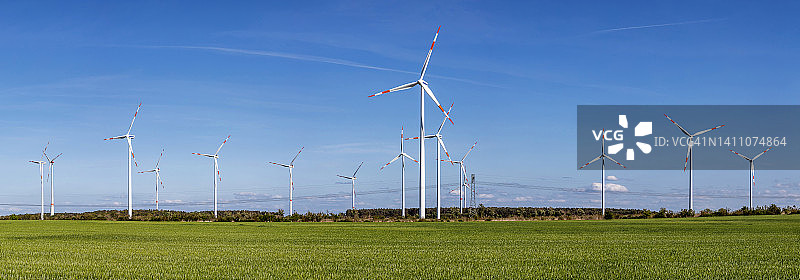 风力涡轮机公园图片素材