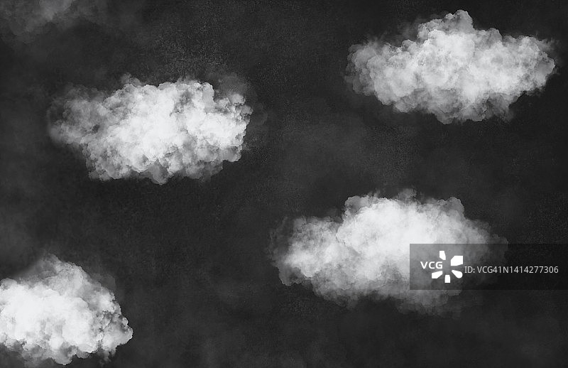 粉笔黑板云蒸汽图片素材