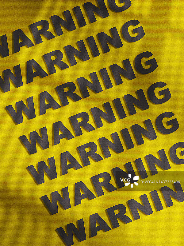 黄色的警告信息图片素材