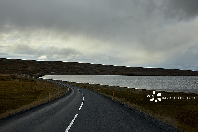 冰岛北部的秋天风景图片素材