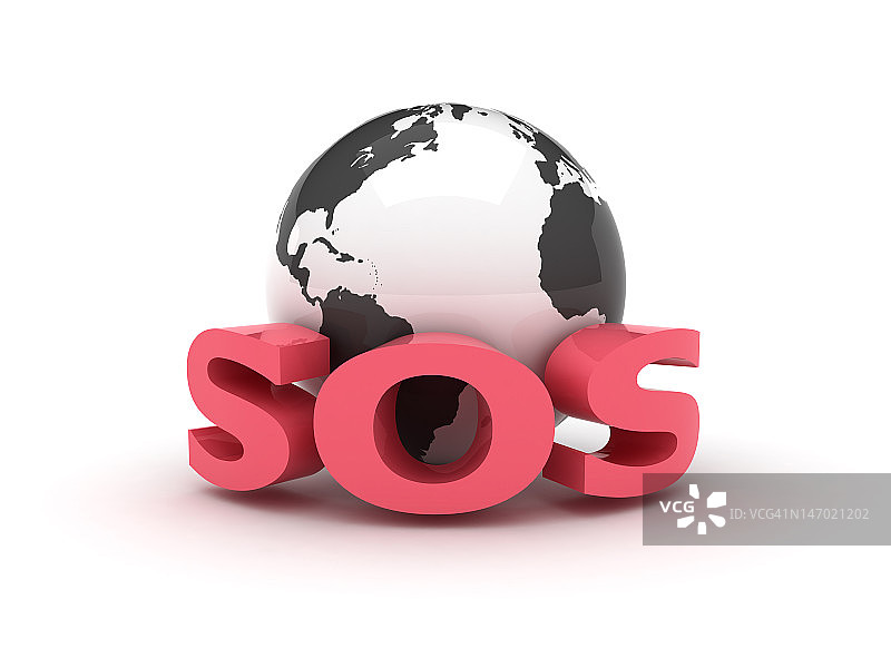 SOS地球图片素材
