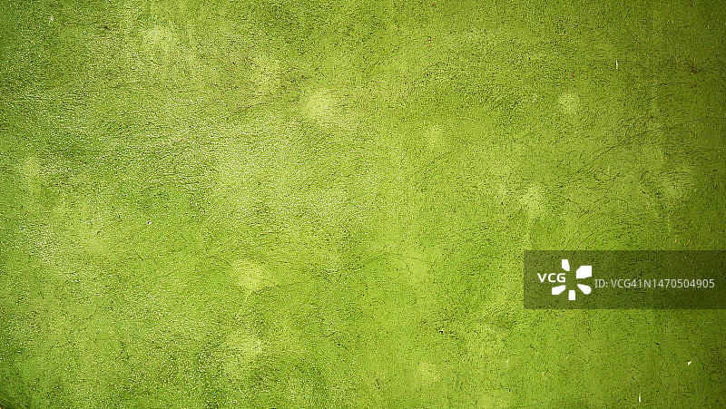 法国安纳西(Annecy)粉刷和风化的绿色灰泥墙图片素材